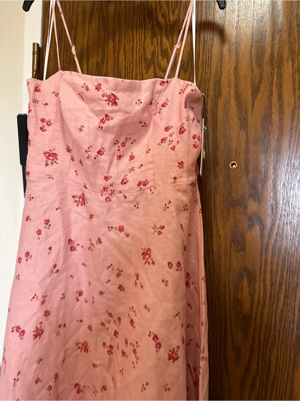 NWT Reformation Monette Strapless Midi Dress - Picture 3 of 5
